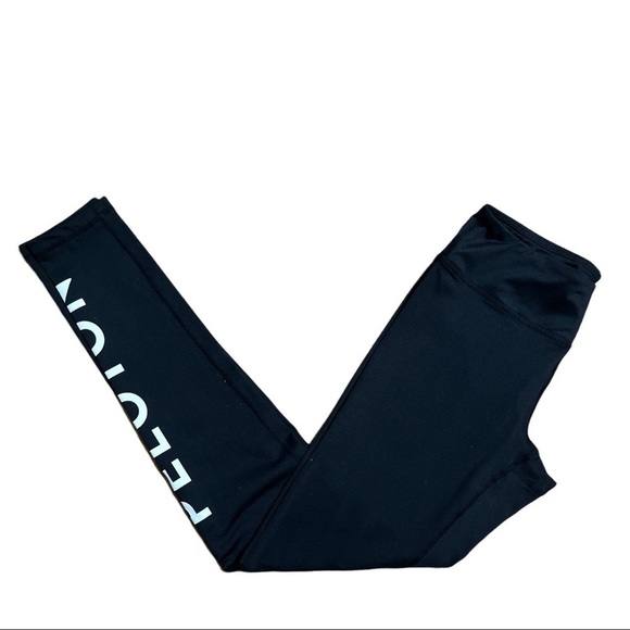 Peloton Black Core Logo Leggings Size Small - Picture 3 of 7